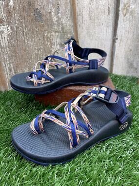 CHACO Women's 7 Zx3 Classic Incan Blue Sandals